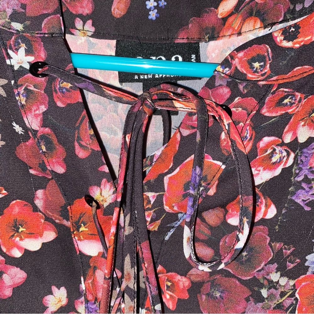 Ana Floral Women’s Pullover Blouse   Long sleeve. Size 3X - Picture 4 of 6